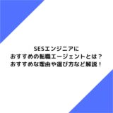 SESエンジニアにおすすめの転職エージェントとは？おすすめな理由や選び方など解説！